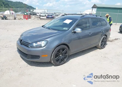 2013 Volkswagen Jetta Sportwagen 2.5L S из США, поврежденный, VIN 3VWKP7AJ2DM697157